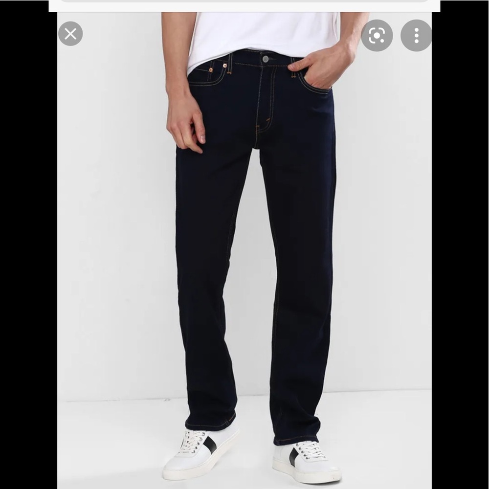 Men’s Levi 513 W30 L32 Dark Blue Wash Jeans